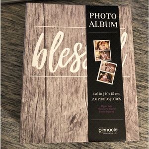 Pinnacle BlessedSentiment Photo Album With Framed Front, Holds 208, 4"x6" Photos